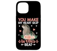Custodia per iPhone 15 Mi fai saltare il cuore Aw Otter Beat
