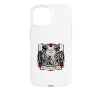 Custodia per iPhone 15 Milizia Christi In Hoc Signo Vinces Cavaliere Sfondo