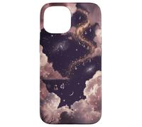 Custodia per iPhone 15 Mistico cielo notturno grafico Pozioni incantate e celesti