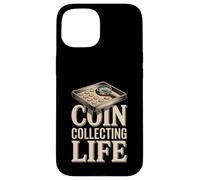 Custodia per iPhone 15 Monete da collezione Life Numismatist Hobby Monete