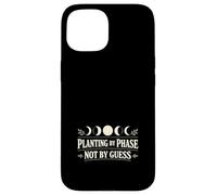 Custodia per iPhone 15 Moon Garden, pianta da giardino lunare di The Moon Gardening