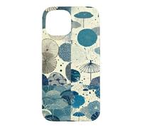 Custodia per iPhone 15 Motivo a cresta fine Rain Edo