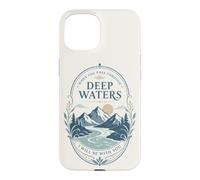 Custodia per iPhone 15 Mountain River Faith Verse Deep Waters Comfort Citazione