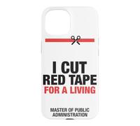 Custodia per iPhone 15 MPA I Cut Red Tape Laurea Amministrazione Pubblica