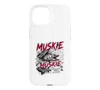 Custodia per iPhone 15 Muskie pesca d'agguato d'acqua dolce