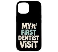 Custodia per iPhone 15 My First Dentist Visit Kids Spazzolino da denti Smile