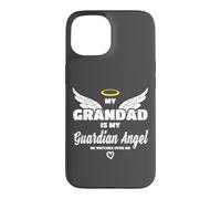 Custodia per iPhone 15 My Grandad Is My Guardian Angel He Watches Over Me In Memory