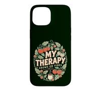 Custodia per iPhone 15 My Therapy Grows on Vines Umorismo da Ortolano
