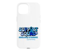 Custodia per iPhone 15 Nastro blu di sensibilizzazione sulla sindrome di Angelman