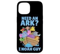 Custodia per iPhone 15 Need An Ark I Noah Guy Divertente Bambini Christian Humor Gioco di parole Bibbia