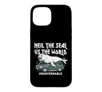 Custodia per iPhone 15 Neil The Seal Ungovernable Southern Elephant Seal
