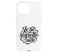 Custodia per iPhone 15 Nessun rimpianto Je Ne Regrette Rien