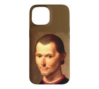Custodia per iPhone 15 Niccolo Machiavelli Ritratto Pittura Santi 1550