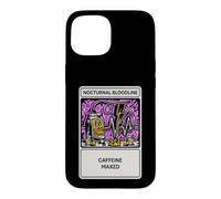Custodia per iPhone 15 Nights Owl Gamer Nocturnal Bloodline Caffeine Maxed