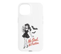 Custodia per iPhone 15 No Soul No Problem Gothic Pin Up Skeleton Halloween