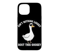 Custodia per iPhone 15 Non c"è niente di sciolto su questo gioco di parole d'oca divertente Goosey