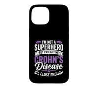 Custodia per iPhone 15 Non sono un supereroe ma sto combattendo la malattia di Crohn
