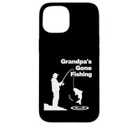 Custodia per iPhone 15 Nonno Andato Pesca Divertente Pescatore Nonno Hobby All'aperto