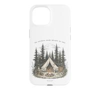 Custodia per iPhone 15 Northern Woods Whisper My Name Forest Camping