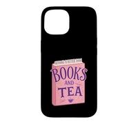 Custodia per iPhone 15 Nothing Is Better Than Books And Tea Cute Cozy Vibe