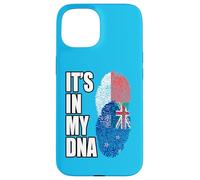 Custodia per iPhone 15 Nuova Zelanda E Malgascio Mix DNA Heritage Flag