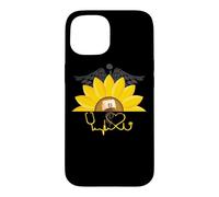 Custodia per iPhone 15 Nurse Gifts - Girasole Nurses Heartbeat Nursing RN Day