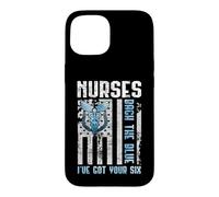 Custodia per iPhone 15 Nurses Back The Blue I've Got Your Six - Nurse Show Support