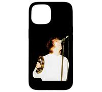 Custodia per iPhone 15 Oasis dal vivo Liam Gallagher Britpop Knebworth 1996