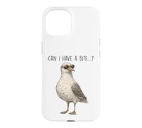 Custodia per iPhone 15 Occhiali da sole Seagull Can I Have A Bite Humor