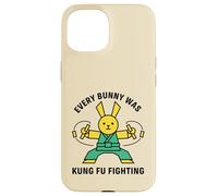 Custodia per iPhone 15 Ogni coniglio era Kung Fu combattendo Karate Rabbit