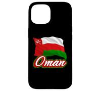 Custodia per iPhone 15 Oman Bandiera Patriottica Uomini Donne Bambini