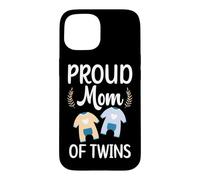 Custodia per iPhone 15 Orgoglioso Mamma Di Fantastici Gemelli Incinta Due Babys Madre