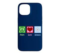 Custodia per iPhone 15 Pace Amore Scienza Insegnante Scienziato Carino