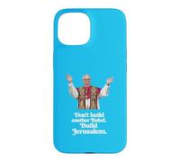Custodia per iPhone 15 Papa Leone XIV "Non costruire un'altra Babele. Costruisci Gerusalemme"