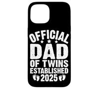 Custodia per iPhone 15 Papà ufficiale dei gemelli fondata nel 2025