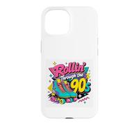 Custodia per iPhone 15 Pattini a rotelle anni '90 regalo per lei nostalgia