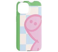 Custodia per iPhone 15 Peppa Pig Stamp Easter