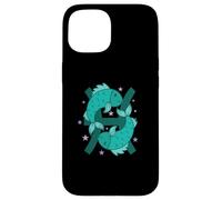 Custodia per iPhone 15 Pesci segno zodiacale come oroscopo animale