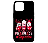Custodia per iPhone 15 Pharmacy Squad Funny Valentine's Day Pharmacist Technician