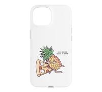 Custodia per iPhone 15 Pineapple belongs on pizza