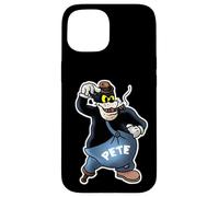 Custodia per iPhone 15 Piolo Gamba Pete Putrid Cartoon Vintage Cattivo