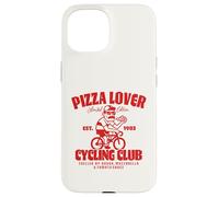 Custodia per iPhone 15 Pizza Lover Cycling Club Bici da Corsa Pizza