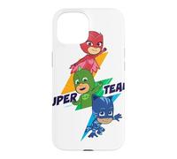 Custodia per iPhone 15 PJ Masks TV Super Team Flash