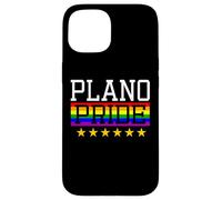 Custodia per iPhone 15 Plano Pride Gay Lesbiche Queer LGBT Bandiera Arcobaleno