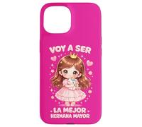 Custodia per iPhone 15 Playera Big Sister: Voy a Ser la Mejor Hermana Sindaco Anuncio