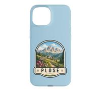 Custodia per iPhone 15 Plose Italia Dolomiti Vintage Mountain Travel Design