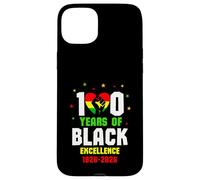 Custodia per iPhone 15 Plus 100 Years of Black Excellence 1926-2026 Celebration African
