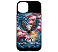 Custodia per iPhone 15 Plus 250 Years One Nation Under God - Eagle 1776 American