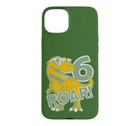 Custodia per iPhone 15 Plus 6 ANNI DINO ROAR DINOSAURIER 6° COMPLEANNO
