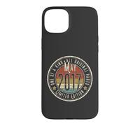 Custodia per iPhone 15 Plus 9° compleanno vintage maggio 2017 Retro Limited Edition